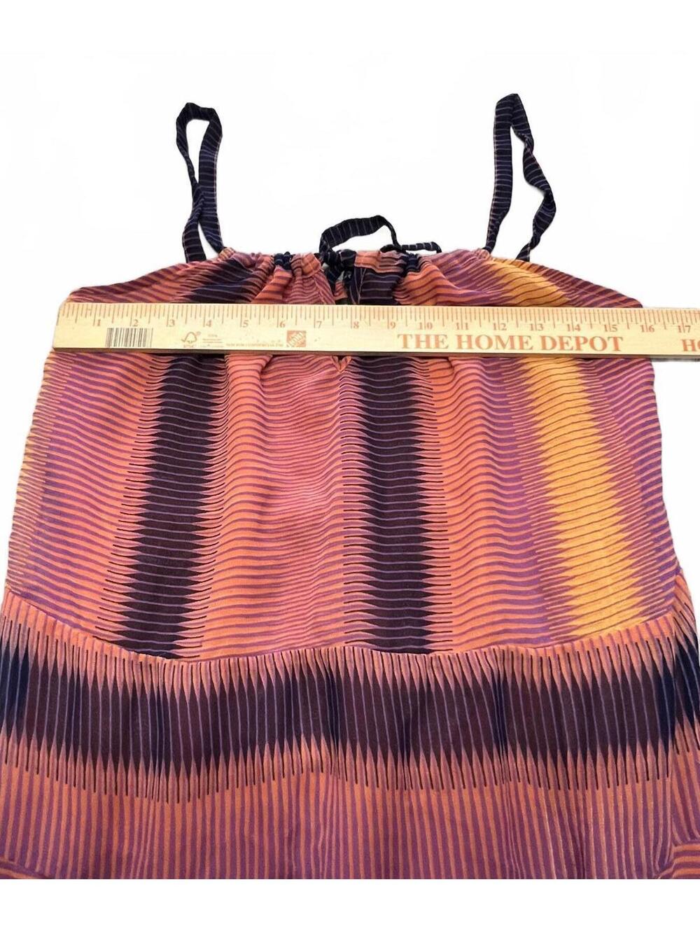 Sanctuary Sunset Striped Halter Maxi Dress. Boho Summer Vacation Chic Size S - Picture 3 of 6